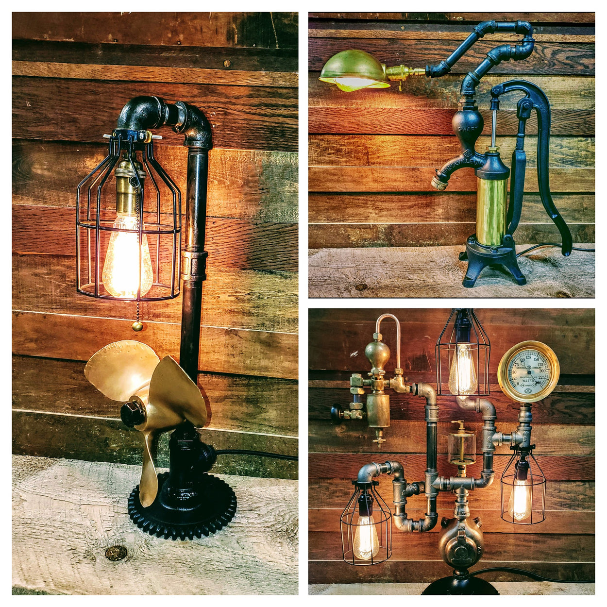 Black Steam Lamps